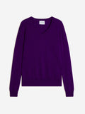 Jersey de cuello en V Gardoria - Violeta - Mujer
