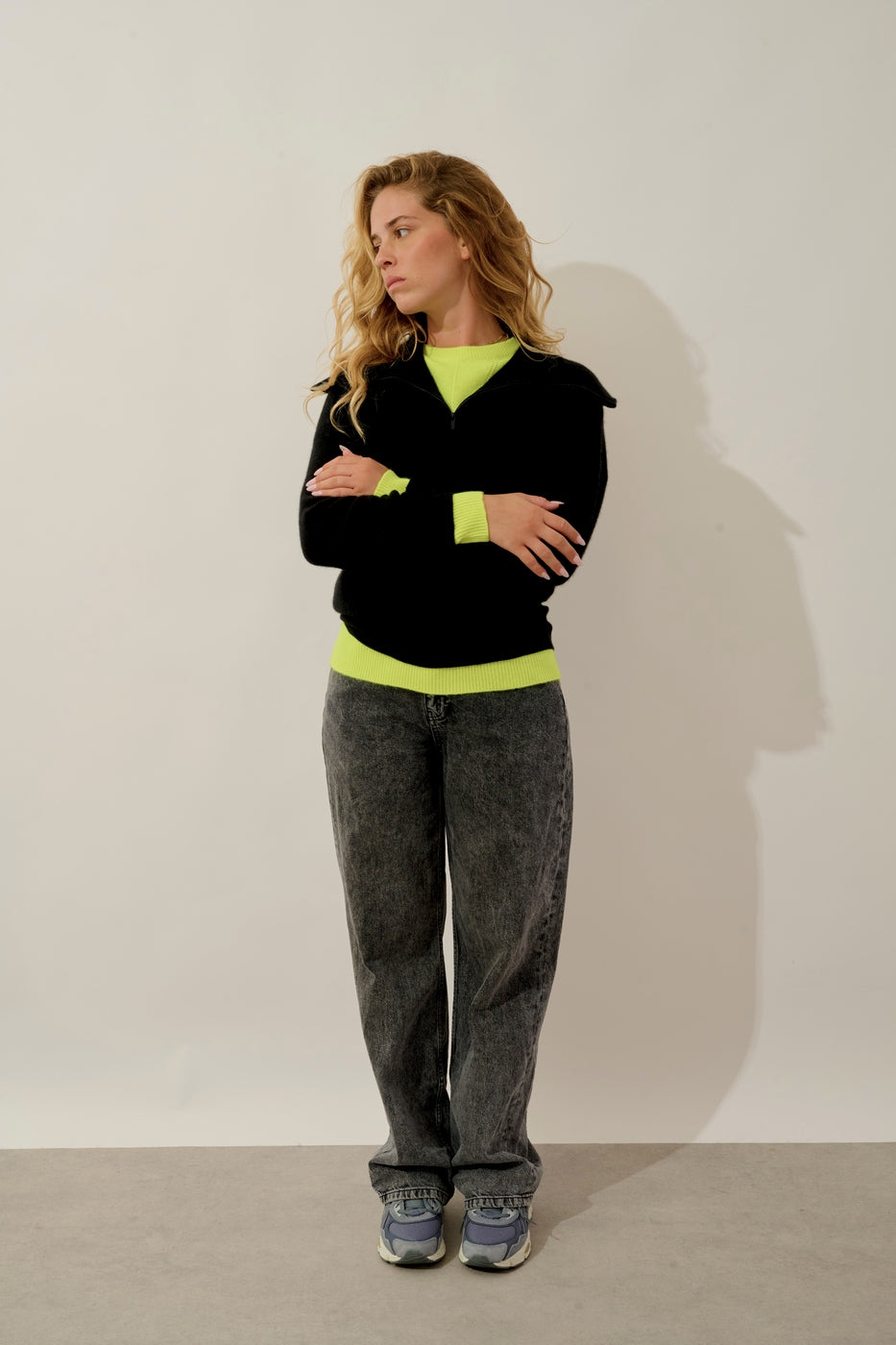 Pull Camionneur Karma - Noir - Femme