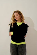 Pull Camionneur Karma - Noir - Femme