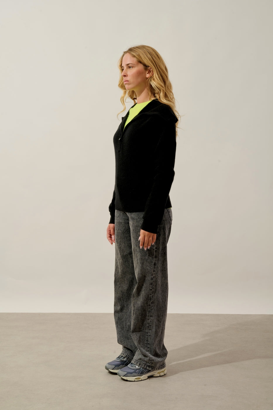Pull Camionneur Karma - Noir - Femme