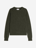Round Neck 4-Ply Jumper - Lexini - Green