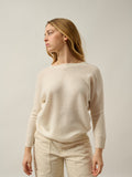 Pull Col Rond Sigrid - Ivoire