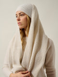 Cuello Russell de 4 hilos - Blanco jaspeado