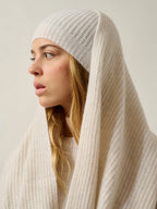 Cuello Russell de 4 hilos - Blanco jaspeado