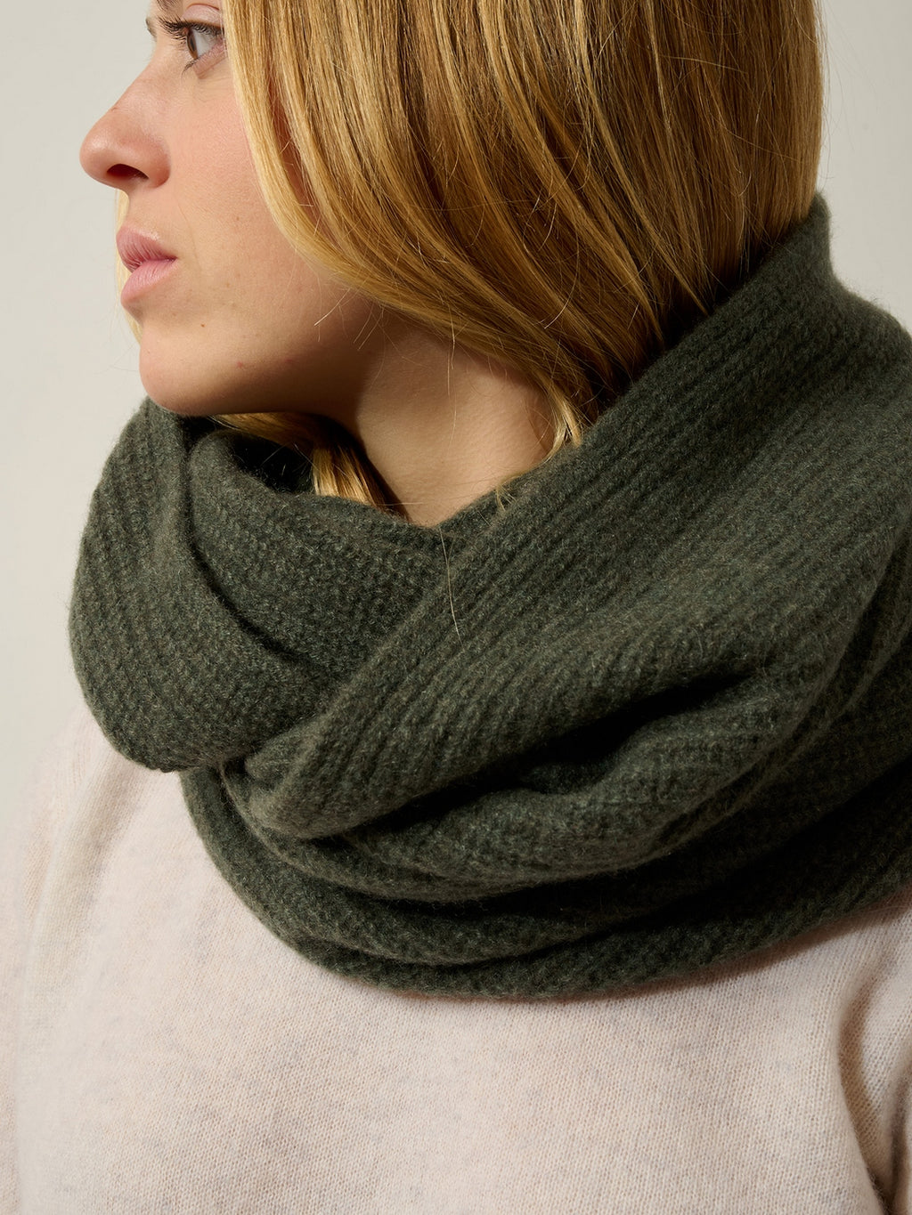 Cuello de 4 hilos Russell - Caqui jaspeado