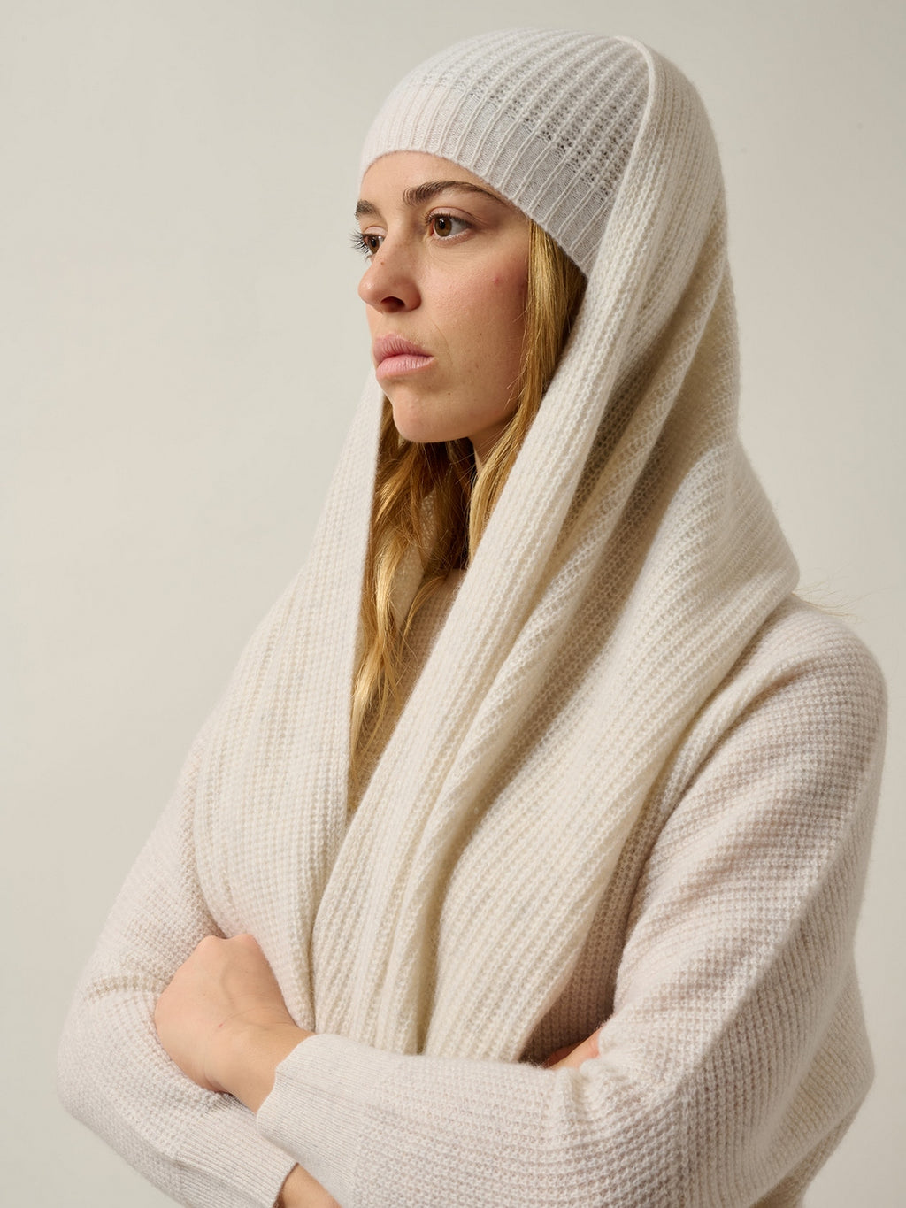 Bonnet 4 Fils Dominique - Snow
