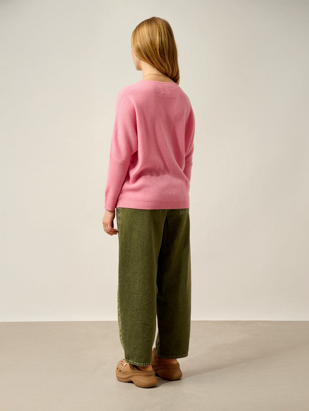 Maglione Girocollo Karin - Rosa Malabar