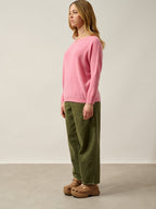 Maglione Girocollo Karin - Rosa Malabar