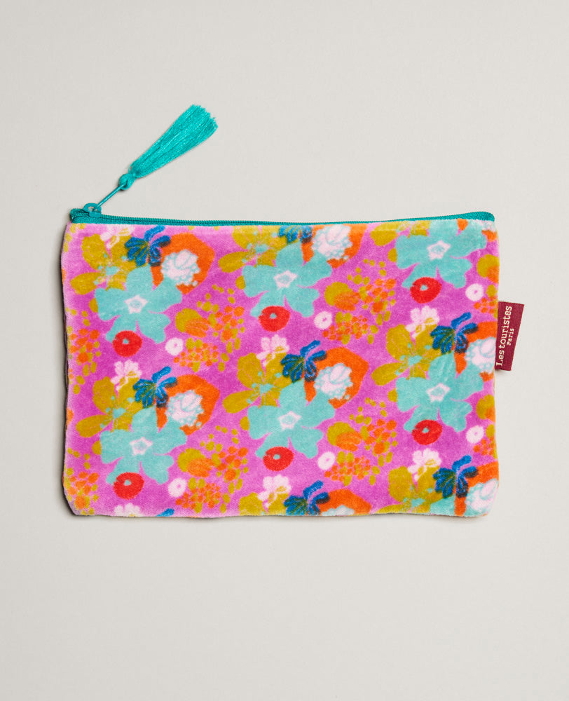 Bolsa mediana de terciopelo - Mackintosh purple