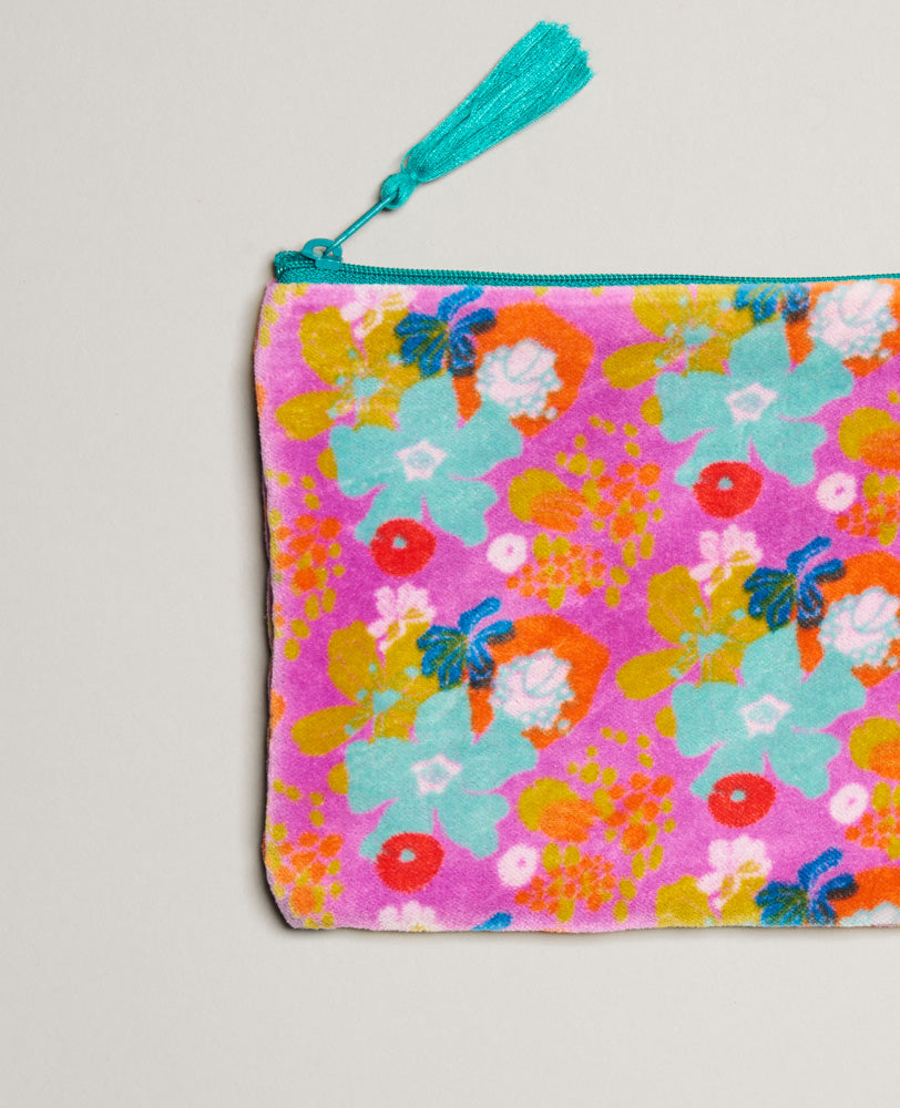 Bolsa mediana de terciopelo - Mackintosh purple