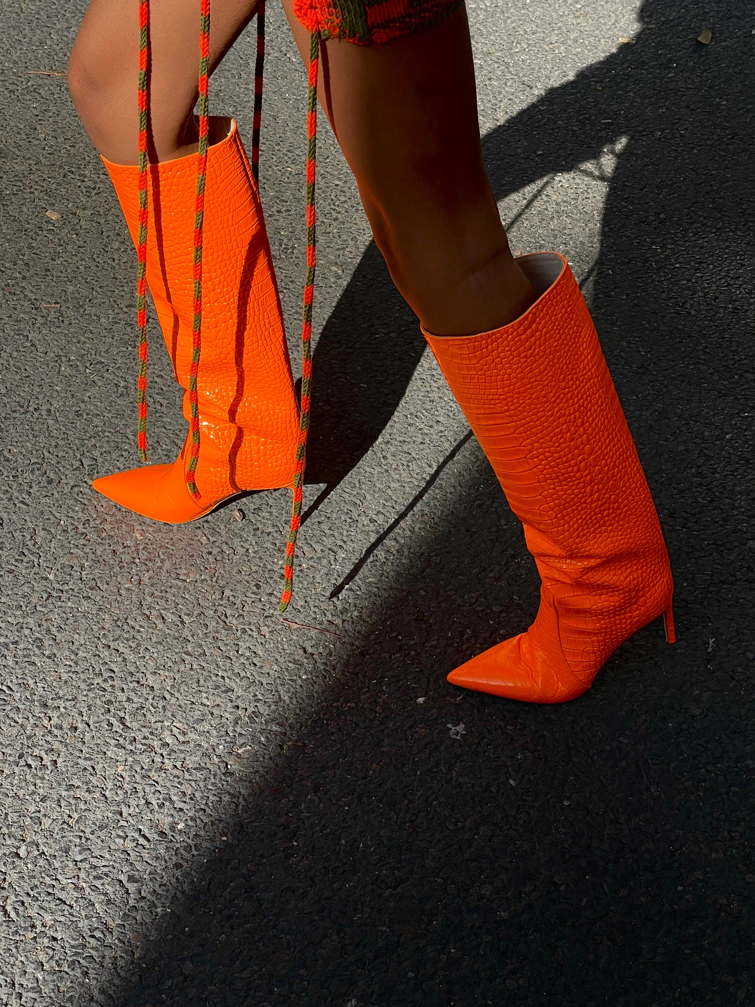 Josefine Boots - Neon Orange - Women