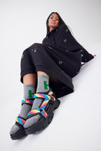 Travis Sandals In Rainbow Leather