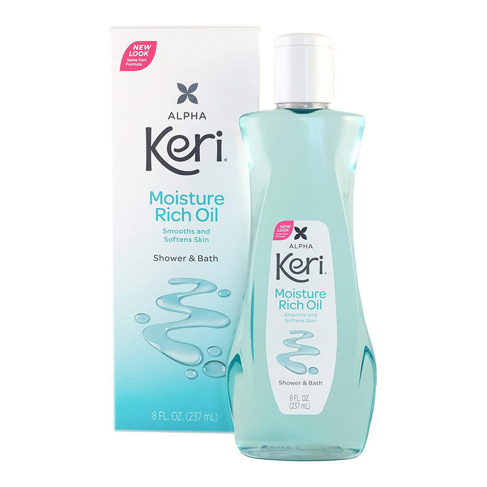 Alpha Keri Shower and Bath Moisture Rich Oil, 8 oz