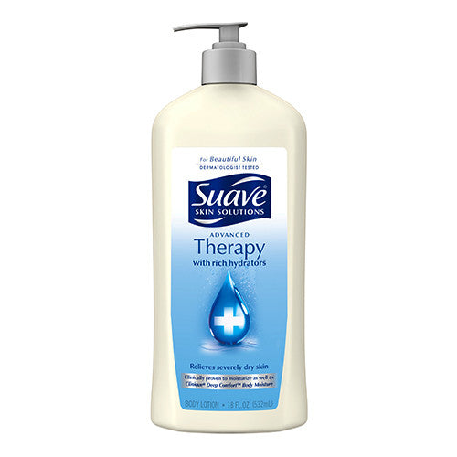 Suave Skin Solutions Advanced Therapy With Rich Hydrators Body Lotion, 18 Oz