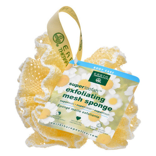 Earth Therapeutics Superloofah Exfoliating Mesh Sponge, 1 Ea