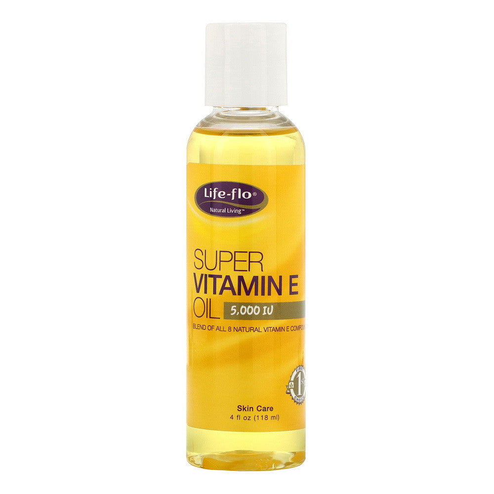 Life Flo All Super 8 Natural Vitamin E Compounds Oil 5000 IU, Skin Care, 4 Oz