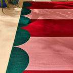 Azur - Alfombra de exterior - Polipropileno/Poliéster - Rojo