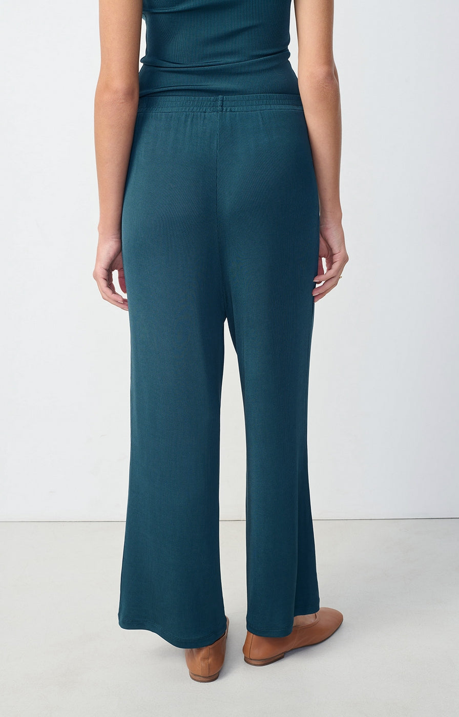 Wide-Leg Jogger - Petrol - Women