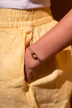 Bracelet Accoster  - Or Pailleté