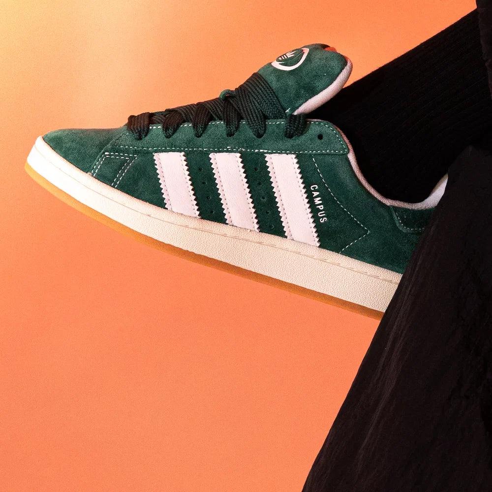 Adidas - Campus 00S Dark Green Cloud White - Vert