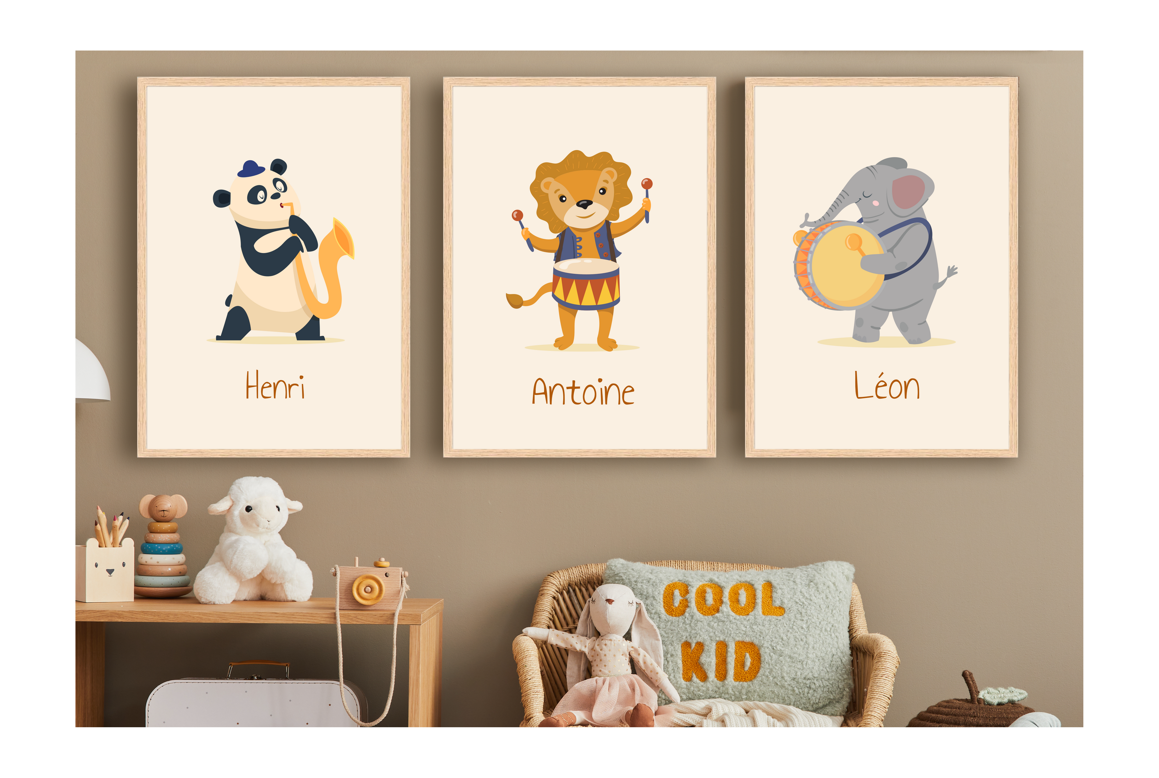 Personalized Posters - Musicians Animals