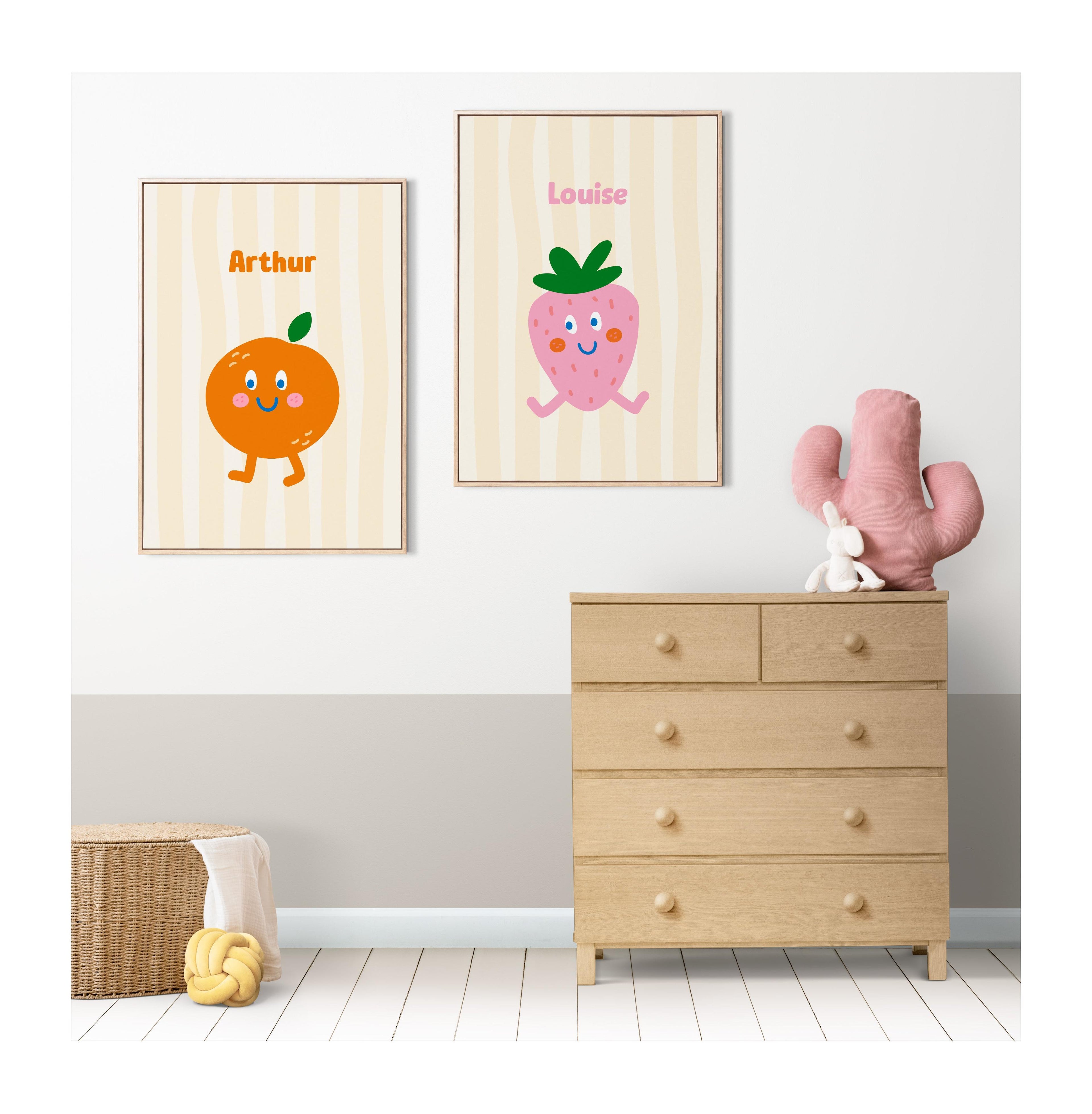 Personalized Posters - Fruits