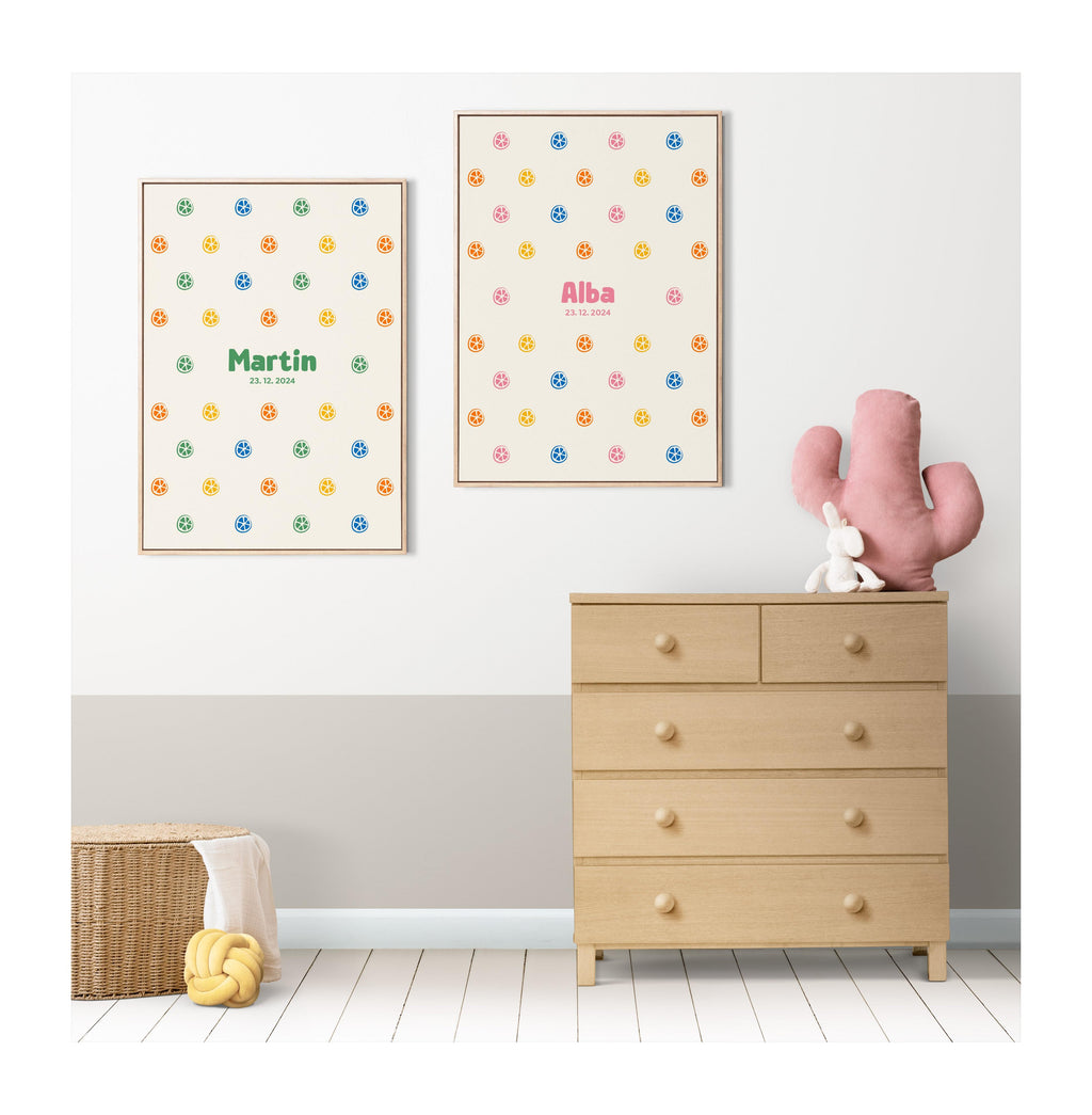 Personalized Posters - Lemons Pattern