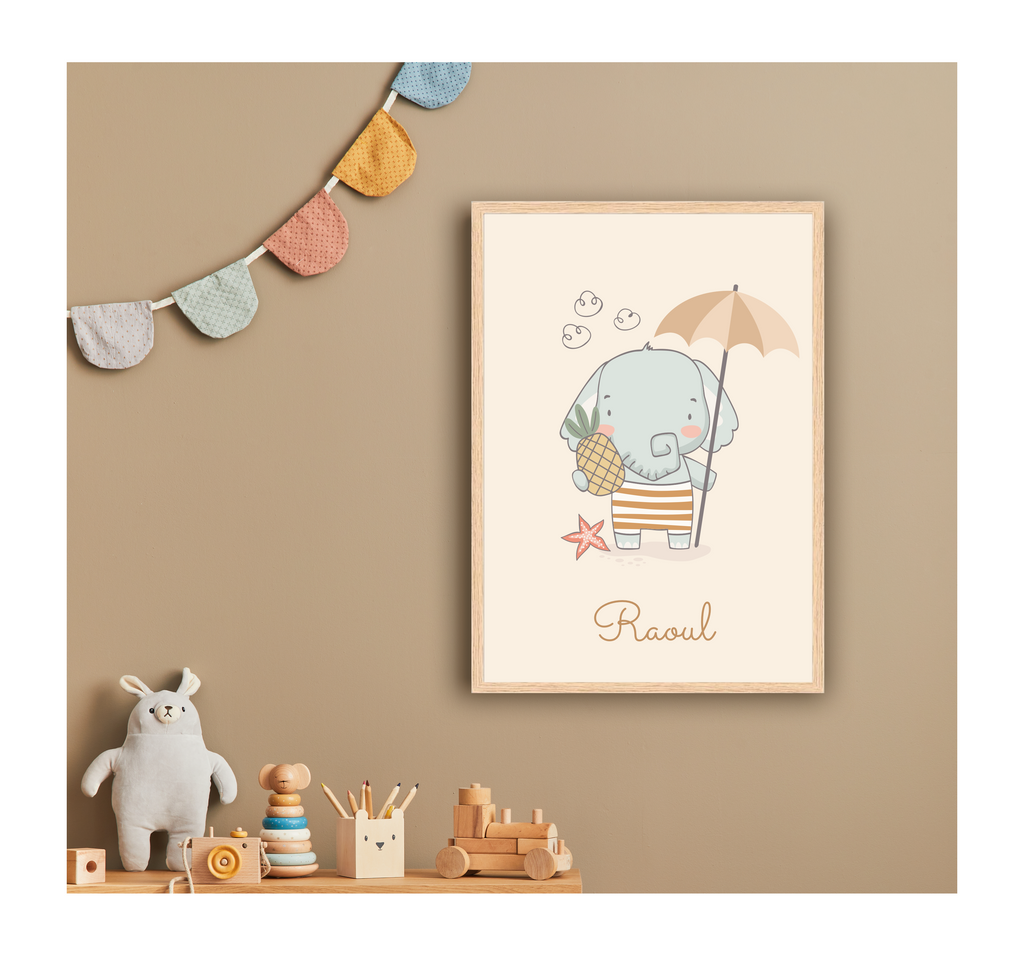 Personalized Posters - Elephants