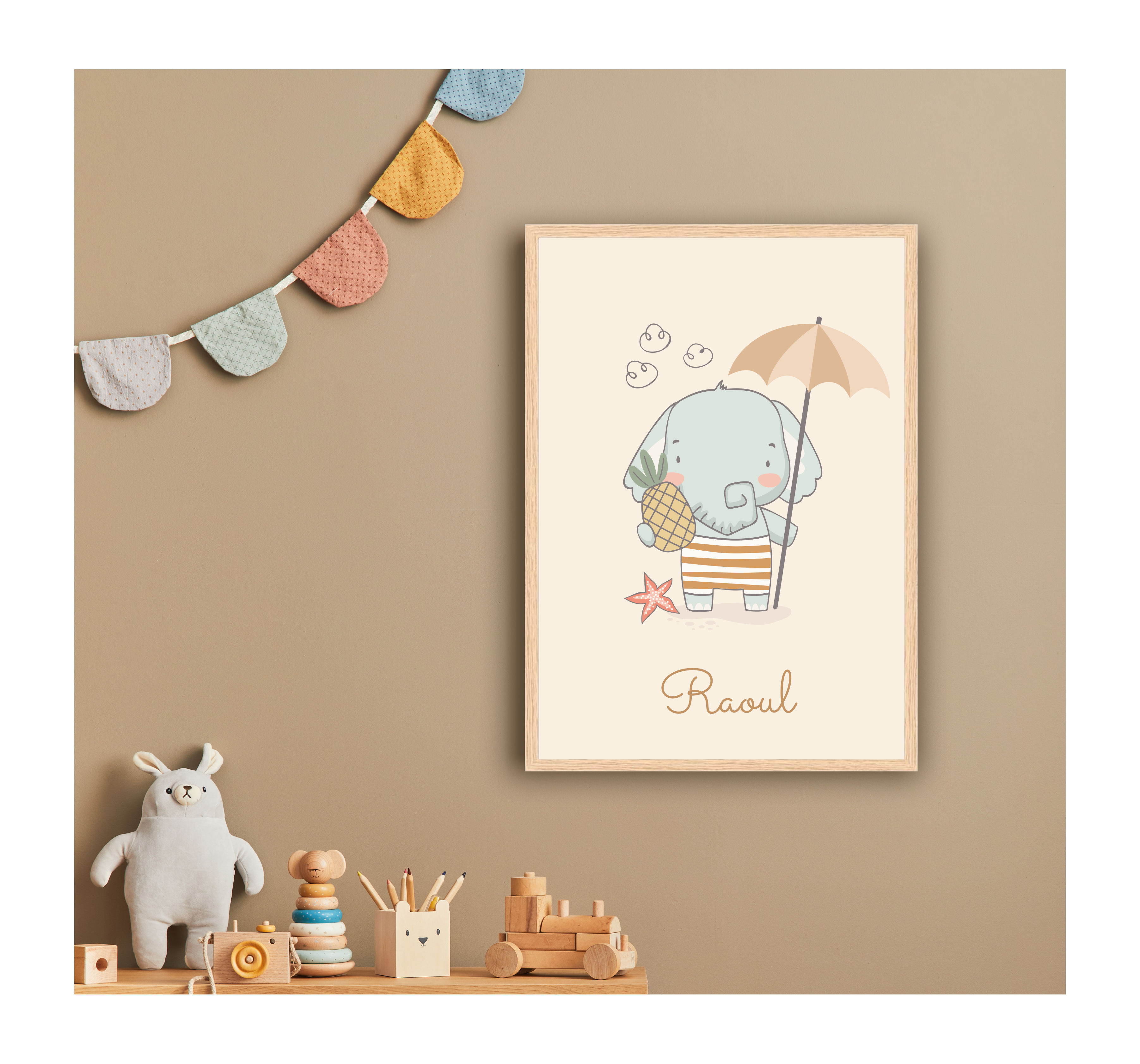 Personalized Posters - Elephants