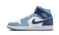 Air Jordan - Air Jordan 1 Mid Blue - Bleu