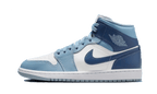 Air Jordan - Air Jordan 1 Mid Blue - Bleu