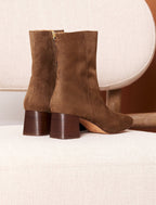 Pied De Biche - Botines de tacón Albane - Caqui - Mujer