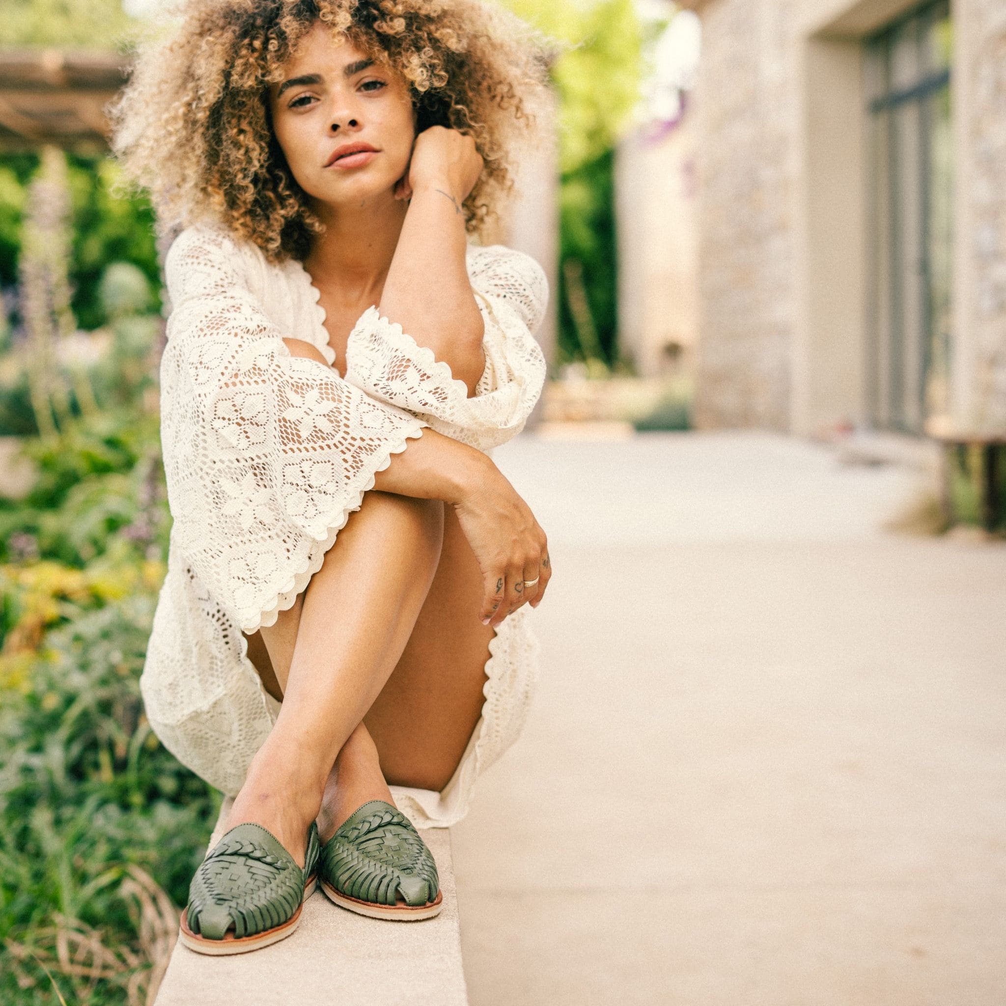 Huaraches Alegre - Olive