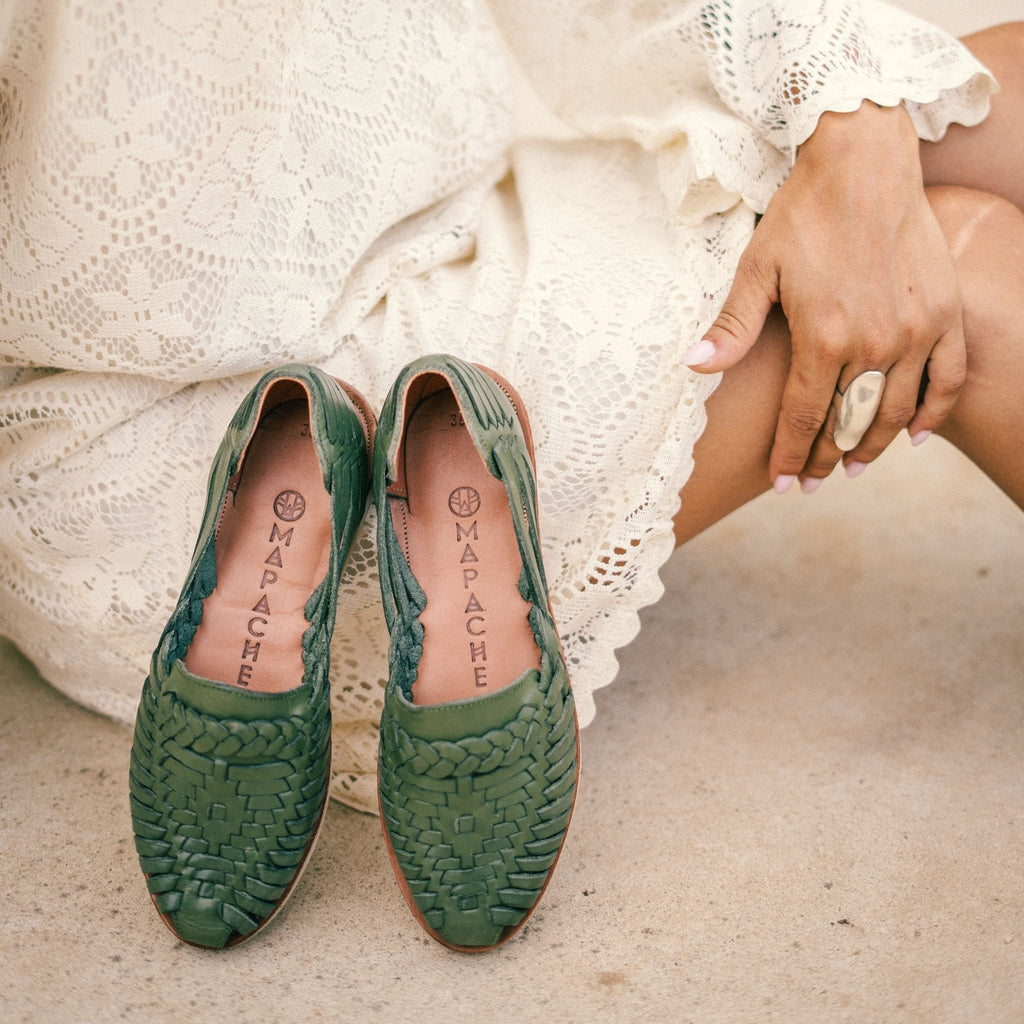 Huaraches Alegre - Olive