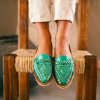 Huaraches Alegre - Verde Esmeralda
