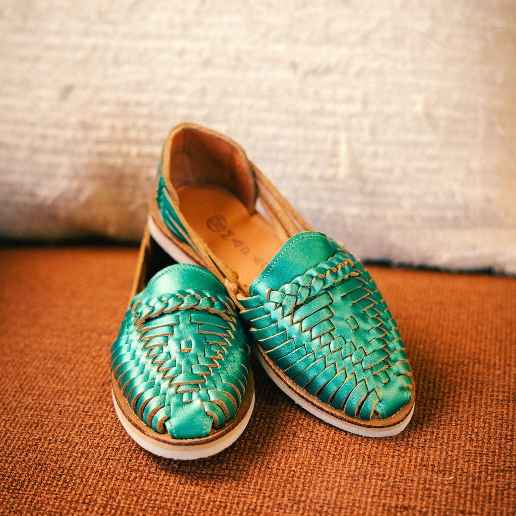 Huaraches Alegre - Verde Esmeralda