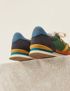 Baskets Basses André - Terracotta Ivoire Moutarde - Homme