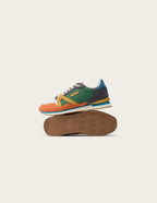 Baskets Basses André - Terracotta Ivoire Moutarde - Homme