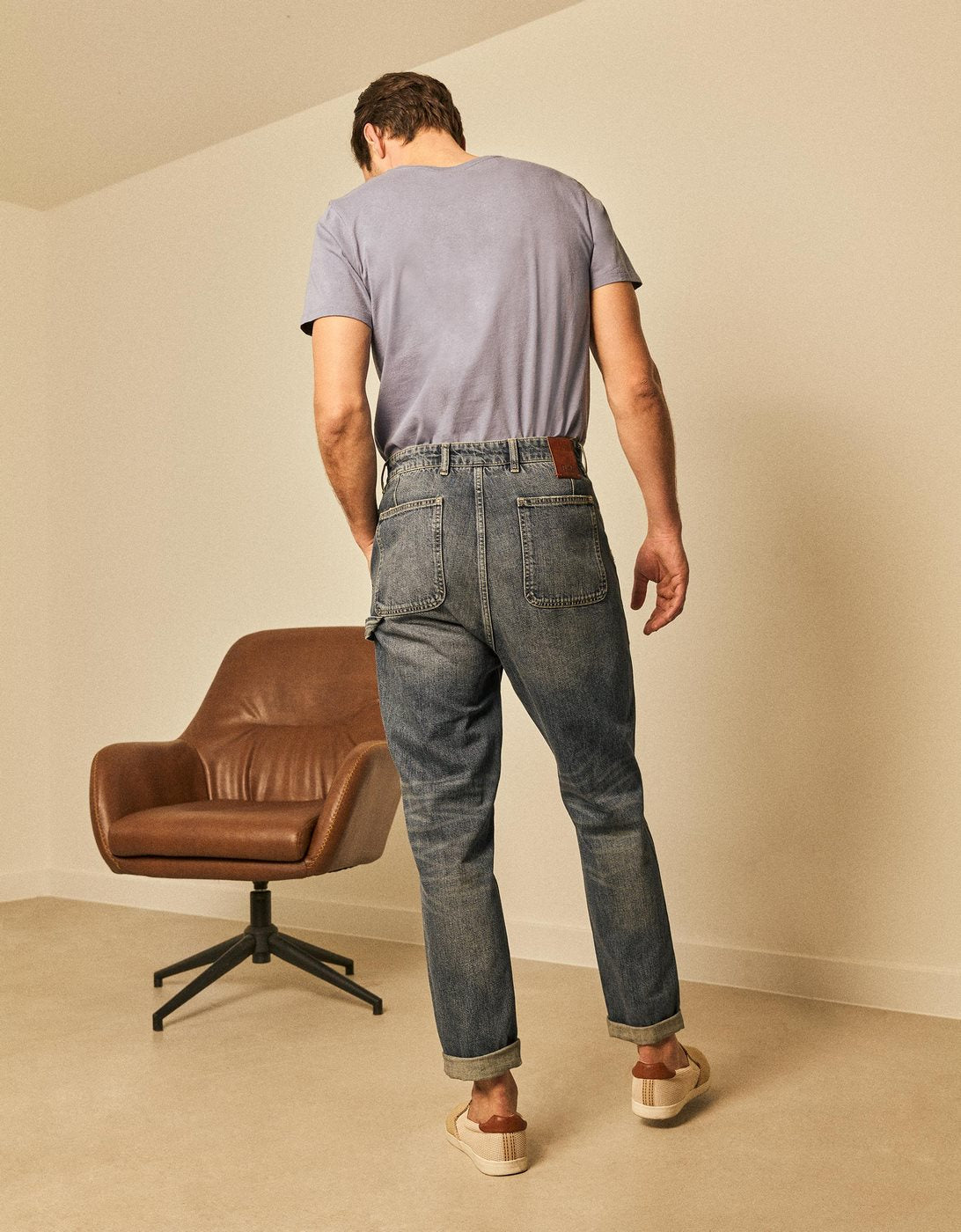 Pantalon Cargo Andrew - Dark Blue - Homme
