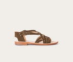Sandalen Annabel - Suède Olijfgroen - Dames