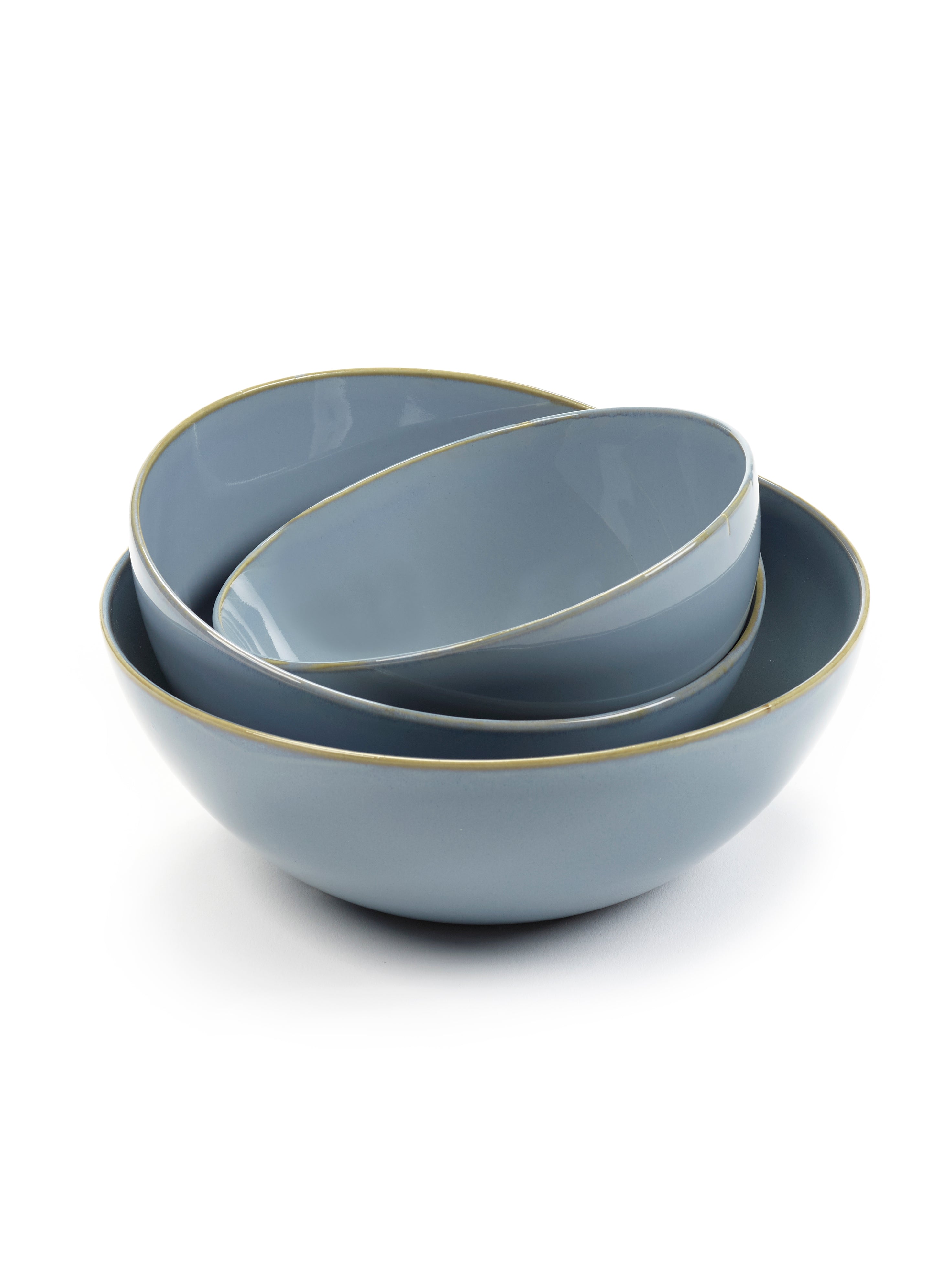 Apero Set 3 Pièces - Smokey - Bleu - By Anita Le Grelle