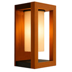 Seraphina - Decorative Solar Wall Lamp - Steel - Brown