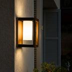 Seraphina - Decorative Solar Wall Lamp - Steel - Brown
