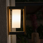 Seraphina - Decorative Solar Wall Lamp - Steel - Brown