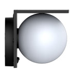Bolly - Aplique solar decorativo - Acero - Negro