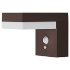 Cenova - Applique Solaire Décorative - Acier - Marron