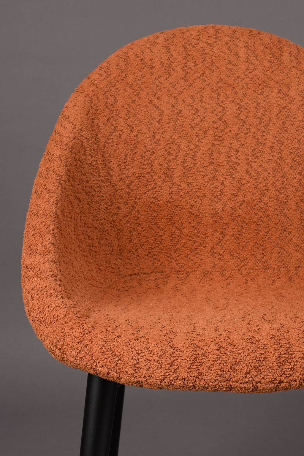 Fenna - Chaise - Polyester - Rouge Terracotta