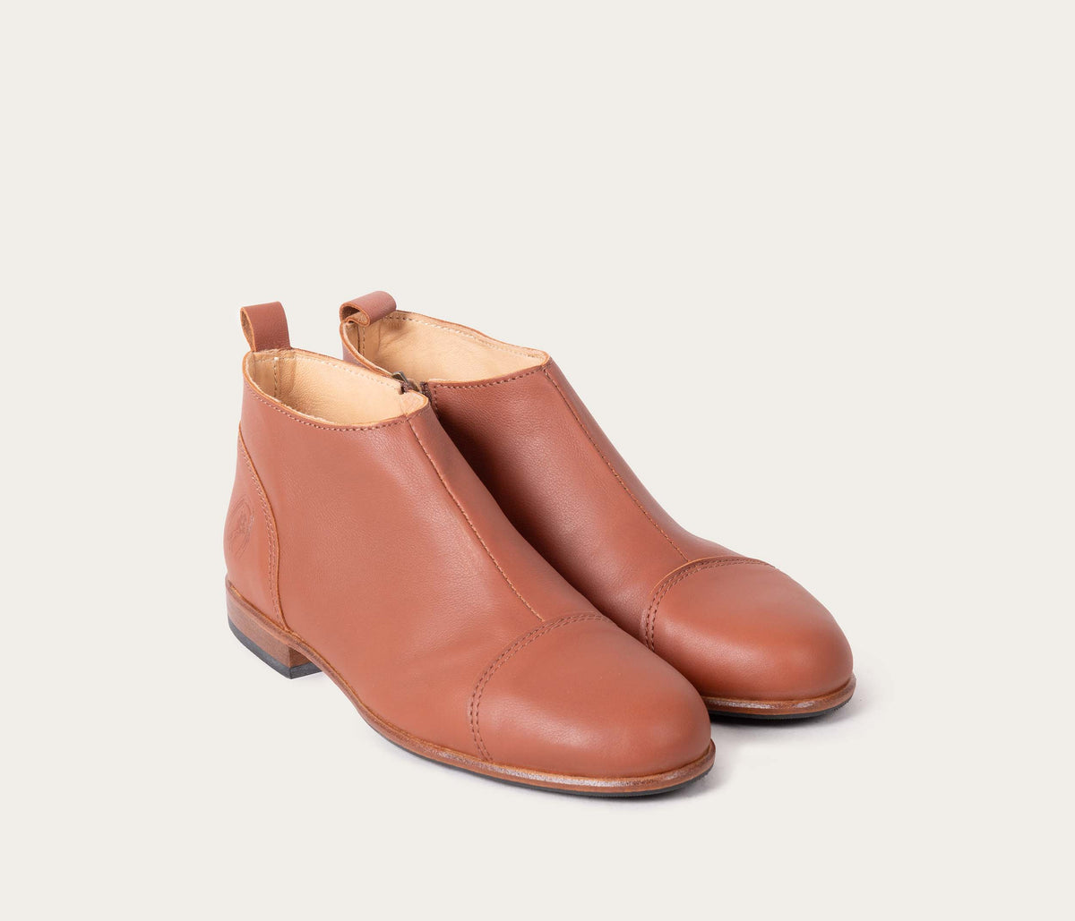 Lage schoenen Armelle - Soepel cognac - Dames