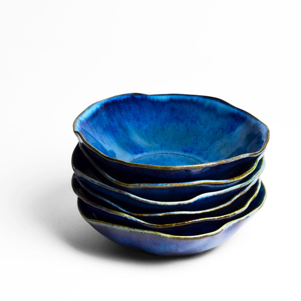 Assiette Creuse Onda - Bleu Abyssal