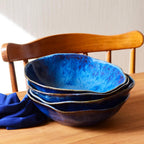Assiette Creuse Onda - Bleu Abyssal